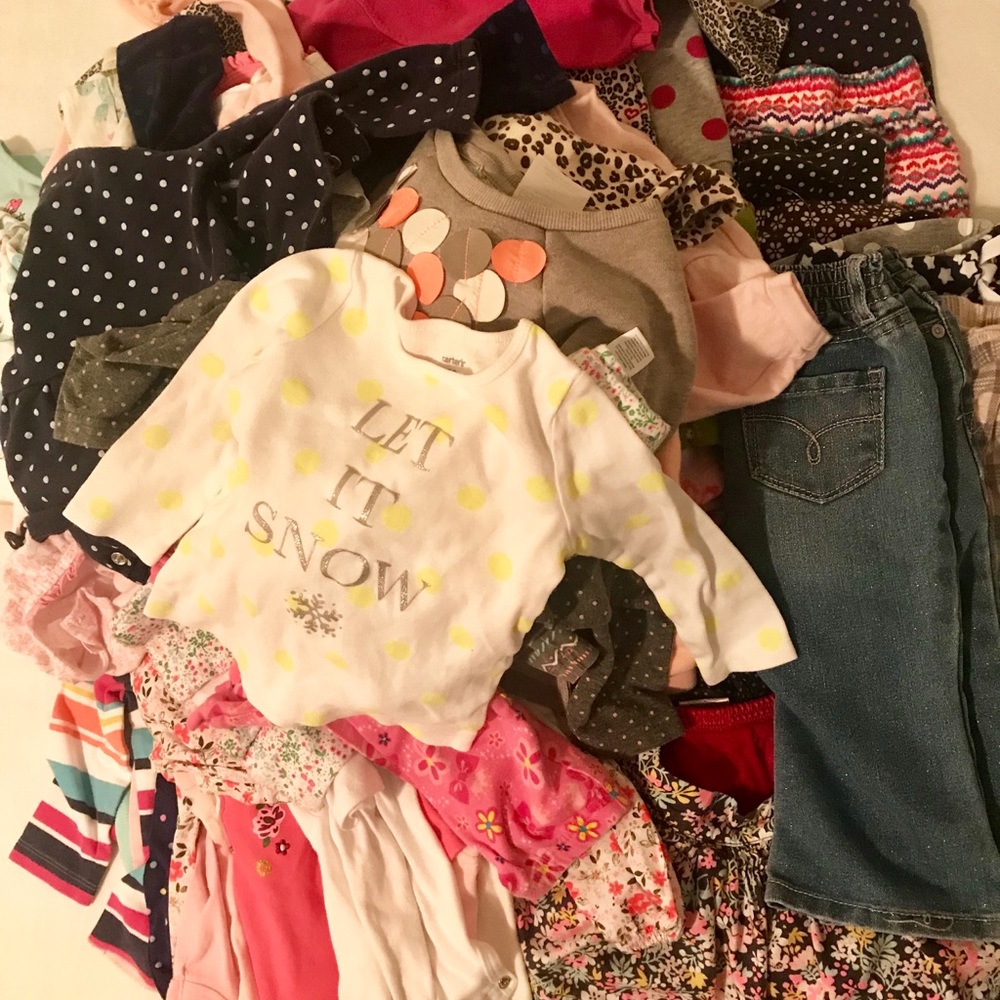 Baby girl clothes lot 12-24mos.